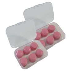 TIS 모델링 셀프 이어플러그 핑크, 2개, 6개입