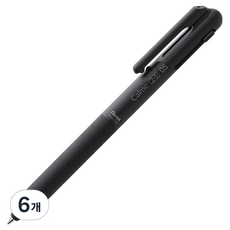 펜텔 카르므 다기능 멀티 볼펜 앤 샤프 0.5mm BXAW355A, 블랙, 6개