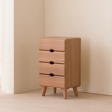 제이디퍼니처 제이디 4단협탁 서랍형, 아카시아, 1개