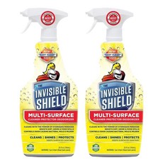 INVISIBLE SHIELD 奈米撥水亮光清潔劑, 多用途抗菌除臭型，劃時代撥水+清潔二合一, 740ml, 2瓶