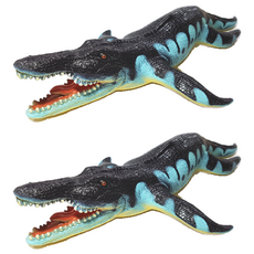 軟膠恐龍 滑齒龍公仔 大, 2個