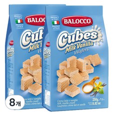 BALOCCO 帕洛克 迷你威化夾心酥 牛奶香草口味, 250g, 8包