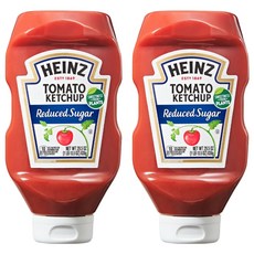 하인즈 리듀스드 슈가 토마토 케찹, 836g, 2개