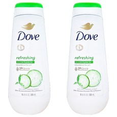 Dove 多芬 清爽水嫩沐浴露, 325ml, 2瓶