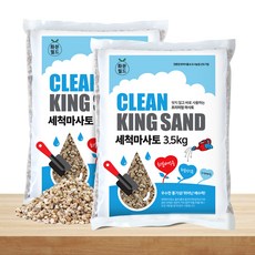 화분월드 세척 마사토 소립, 2개, 3L, 3.5kg