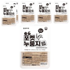 엄마사랑 포켓누룽지 오리지날, 429g, 6개
