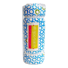 ah goo baby The Plush Pad 記憶泡棉尿布墊，藍綠泡泡，56x55cm, 1個