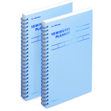 motemote 100天十分鐘計畫本, 2本, 寧靜藍