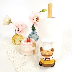 鄉村風Gusto麵包籃造型廚房紙巾架, 混色, 1個