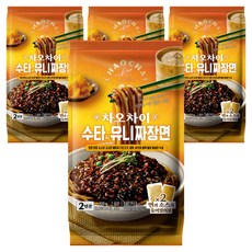 차오차이 수타식 유니짜장면 720g 2인분, 4개