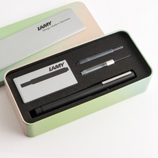 LAMY 鋼筆 Sippy 1 56 優質大容量套組, F, 黑色