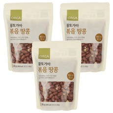 ORGA 黃土窯烤花生, 300g, 3個