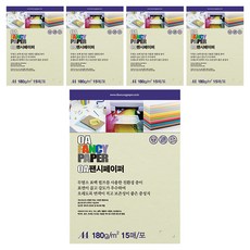 두성종이 OA 팬시페이퍼 컬러복사지 연미색 180g R02, A4, 75개