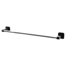 TRENY 大福 免釘輕鬆貼 毛巾架, 黑色, 58.5 x 8.5cm, 1個