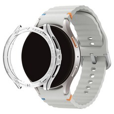 SPACE SHIELD Galaxy Watch 相容錶圈防撞保護殼, 透明, 1個