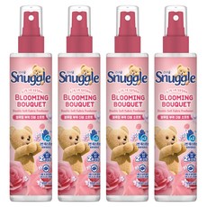 Snuggle 熊寶貝 盛開花束 雙效柔軟織物除臭劑 正裝, 150ml, 4個
