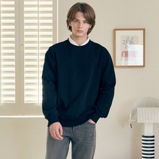 베이직하우스 남녀공용 특양면 긴팔 맨투맨 LZTS0111