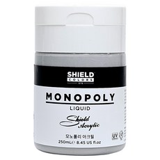 쉴드 모노폴리 아크릴물감, 654 French Gray, 1색, 250ml