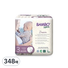 Bambo Nature 伴寶樂 Dream黏貼型尿布, 3階段, 348張