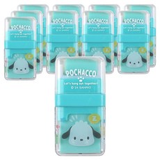 Sanrio 三麗鷗 滾輪橡皮擦 帕恰狗, 薄荷綠, 10個