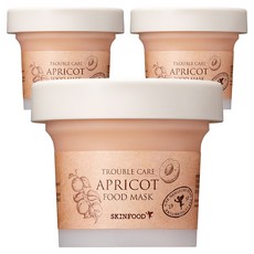 스킨푸드 살구 푸드 마스크 120g, 1개입, 3개