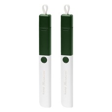 생활공식 휴대용 투웨이 보풀 먼지 제거기, 그린, 2개