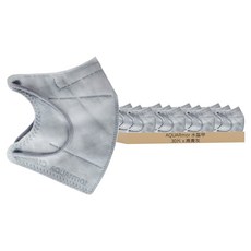 AQUARmor 水盔甲 醫用成人立體口罩 13.5 x 12cm, 燕青灰, 30片, 1盒