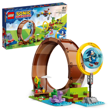LEGO 76994 音速小子系列, 音速小子的碧山區域環形挑戰 多色, 1盒