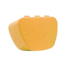 外出攜帶透氣 牙套 維持器 活動假牙盒 中款 馬卡橘 1入