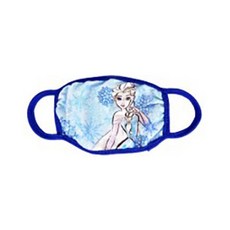Disney 迪士尼 迪士尼柔布口罩 -艾莎(大), 藍色, 大, 4片, 1件