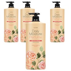 엘라스틴 데일리 모이스처 퍼퓸 샴푸 플로럴 프루티향, 4개, 1.1L