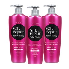 엘라스틴 퍼펙트 샤이닝 골드실크 컨디셔너 실크리페어, 400ml, 3개