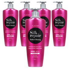 엘라스틴 퍼펙트 샤이닝 골드실크 컨디셔너 실크리페어, 550ml, 5개