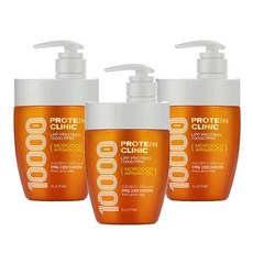 엘라스틴 프로틴 클리닉 10000 고영양 단백질 트리트먼트 플로럴 머스크향, 700ml, 3개