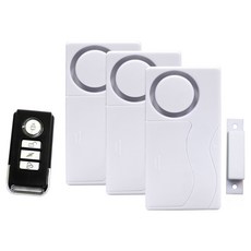 e-kit 逸奇 門磁門窗防盜警報器 緊急警報器 + 迎賓門鈴3對1遙控器 ES-33F, 1組