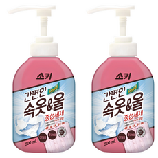Soki 易內衣羊毛中性洗滌劑, 500ml, 2個