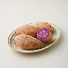 유기농 인증 자색 고구마, 800g, 1개