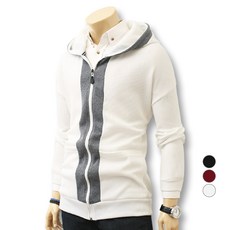 BLUEFORCE 男款 Heriturn 撞色 寬鬆版 連帽拉鍊開襟衫