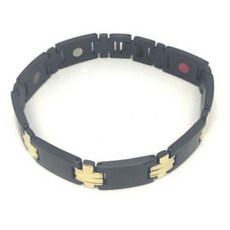 38鍺手鍊 A36 黑+金 8片, 1個