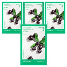 이니스프리 New 아사이베리 에너지 마스크 22ml, 1개입, 4개