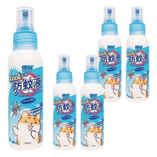 優品 Cool涼防蚊液 100ml 不含DEET蚊避, 5瓶