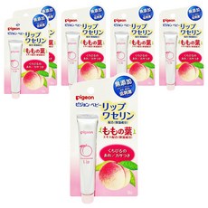 pigeon 貝親 嬰兒護唇膏, 桃葉, 9g, 6支