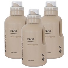 러베 중성 세탁 유아 세제, 3개, 1L