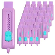 泡沫滑動橡皮擦, 紫色, 25個