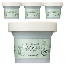 스킨푸드 페어민트 푸드 마스크 120g, 1개입, 4개