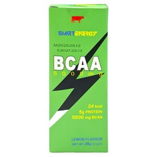 RED COW 紅牛 聰勁即溶BCAA 5000mg 檸檬口味, 26g, 1盒