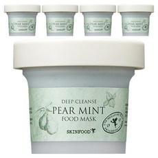 스킨푸드 페어민트 푸드 마스크 120g, 1개입, 5개