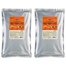 Chefone 辣味炒年糕粉, 1kg, 2個