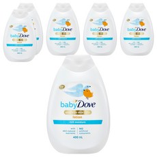 babydove 豐潤保濕身體乳液, 6瓶, 400ml