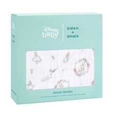 aden+anais 經典四層紗厚毯 - 夢遊愛麗絲 柔軟透氣 四季皆宜, 120 x 120cm